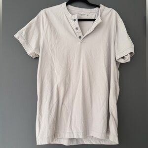 Abercrombie & Fitch Light Beige Polo Shirt